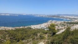 Uma vista da cidade de Marselha, na França