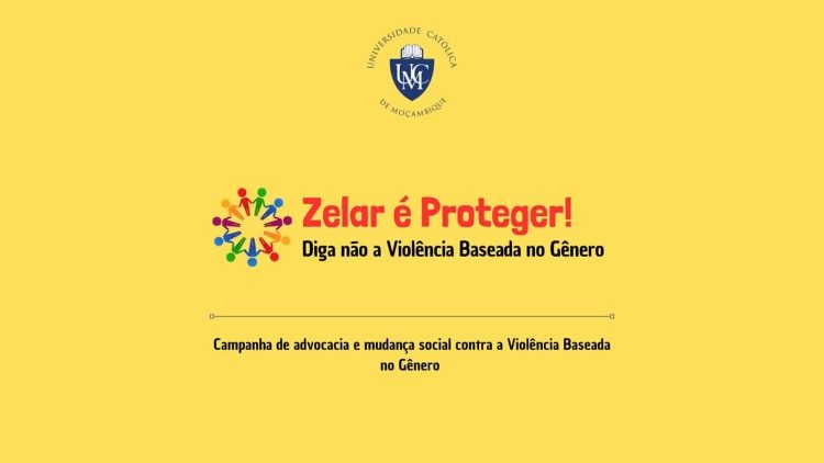 Affiche de la campagne contre la violence sexiste, UCM (Mozambique)