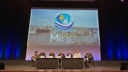 Conférence de presse de la session des évêques, au palais du Pharo de Marseille, le 20 septembre 2023. 