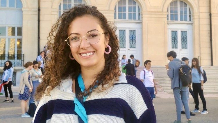 2023.09.23 CARLA  GHOULAM Giovane participante Rencontres Mediterraneennes