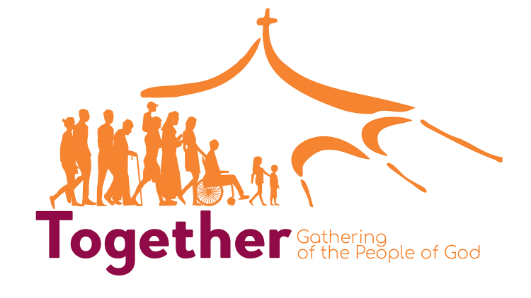 2023.09.25 Together - Raduno del Popolo di Dio - Veglia di preghiera ecumenica Logo  ENG