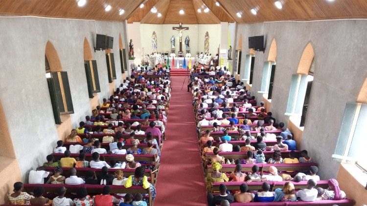 Célébration de la journée mondiale des missions à Agboville en 2023