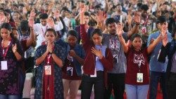 Indijos katalikų jaunimo „Jesus Youth Jaago“ susiitkimas 2023 m. spalio mėn.