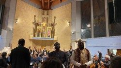 Abbé Vladiimir Bidzanga, promoteur de l'Académie Sainte Cécile vers la création du conservatoire de Yaoundé.