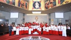 Урачыстасці ў катэдральным касцёле Маці Божай Аравійскай у Авалі (Бахрэйн)