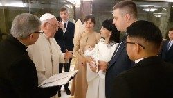 Падчас абраду хросту