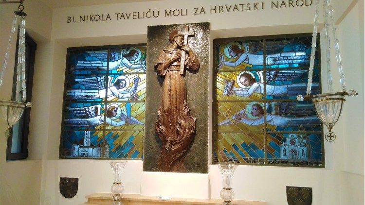 Oltar u zgradi Apostolske nuncijature u Jeruzalemu (Foto: Neno Kužina)
