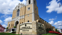 The Cathedral of the Immaculate Conception in Tyler, Texas, USA