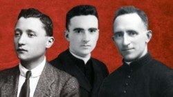 Antonio Vassallo, don Mario Ghibaudo e don Giuseppe Bernardi