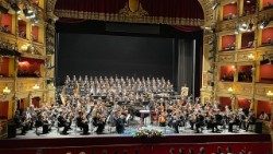 Opera sinfonica di Kiko Argüello "Il Messia" realizzata al teatro "Giuseppe Verdi" di Trieste, il 19 novembre 2023