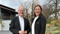 Caritas Österreich: Bischof Benno Elbs und Nora Tödtling-Musenbichler 