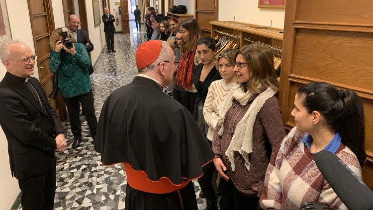 Inauguration du nouveau siège de l'École de bibliothéconomie du Vatican.
