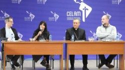 Encontro realizado na sede do Conselho Episcopal Latino-Americano e do Caribe (Celam), em Bogotá.