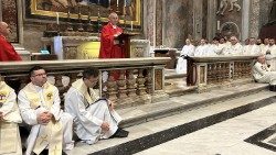 Msza św. przy grobie św. Jana Pawła II. 30.11.2023