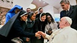 Siostry na stażu w mediach watykańskich dzieliły się doświadczeniem z Papieżem