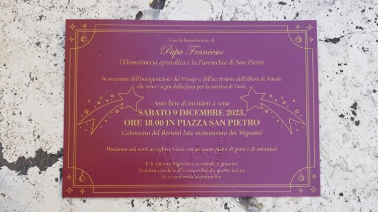 La invitación a la cena para los pobres