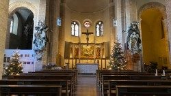 Die Kirche des Camposanto Teutonico im Vatikan (wenn auch, streng genommen, auf italienischem Staatsgebiet)