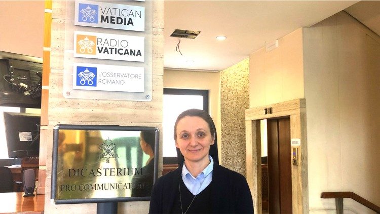 Soeur Svitlana Matsiuk, missionnaire en Ukraine. 