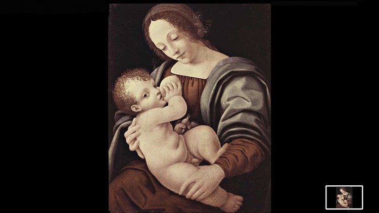 Giovanni Antonio Boltraffio (atributo), Madonna del latte, óleo sobre tela aplicado sobre madeira, 1500 - 1524, Brooklyn Museum of Art, Brooklyn (NY), ©Fondazione Zeri