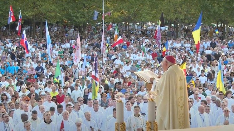 2024.08.02 Arhiepiscopul Aldo Cavalli, vizitatorul apostolic pentru parohia din Medjugorje. 