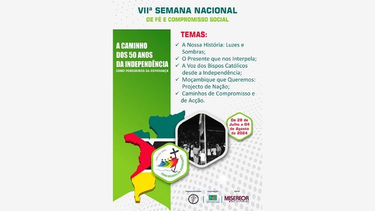VII Semana de fé e compromisso social (Moçambique) - cartaz
