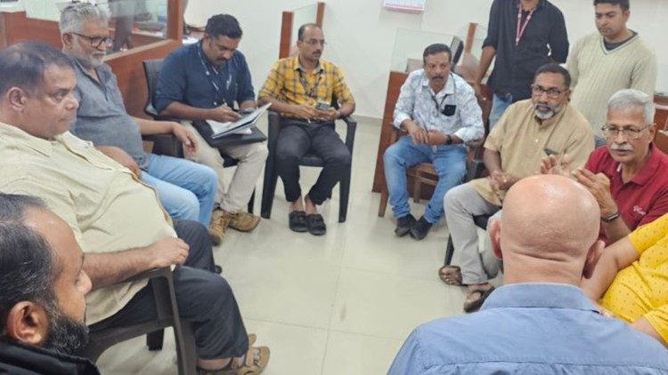 The interreligious “Wayanad Relief Group,” led by Claretian Father George Kannanthanam, aims to provide immediate temporary family shelters and eventually construct permanent homes. (Photo by Matters India)