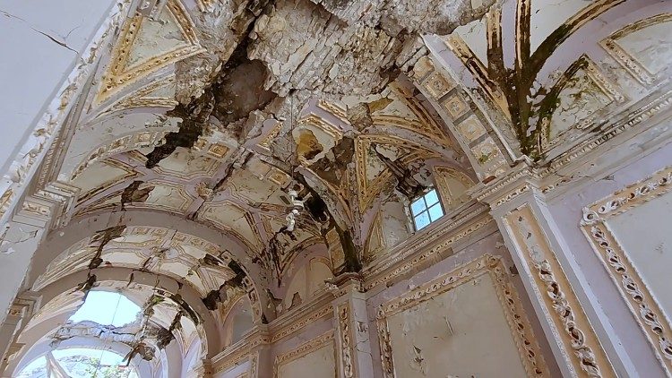 Daños a un patrimonio religioso de época virreinal