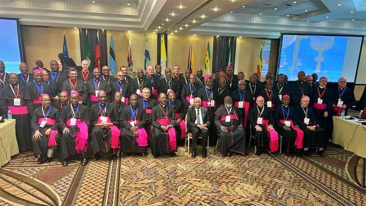 (File photo) Some of Southern Africa's Bishops attending an IMBISA meeting