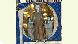 Św. Bernard z Clairvaux. Portret XIII-wieczny