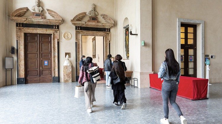 Studierende an der Katholischen Universität Mailand