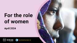 Pope Francis' prayer intention for the month of April is for 'the role of women'