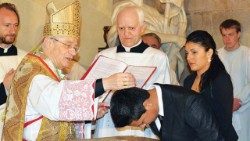 Падчас хросту (ілюстрацыйнае фота)