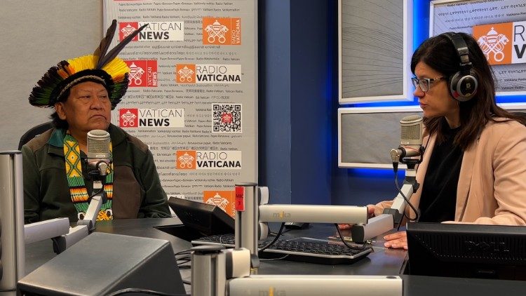 Beim Interview mit der brasilianischen Kollegin Bianca Fraccalvieri