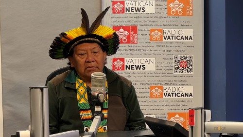 Davi Kopenawa, chamán y representante de los yanomami de Brasil, 