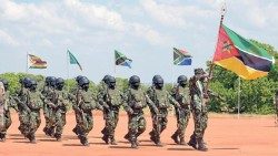 Forças da Comunidade de Desenvolvimento da Austral (SMIM) em Cabo Delgado, Moçambique