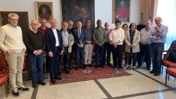 Membros da Comunidade Diaconal Italiana com o diác. Rodrigo Dias