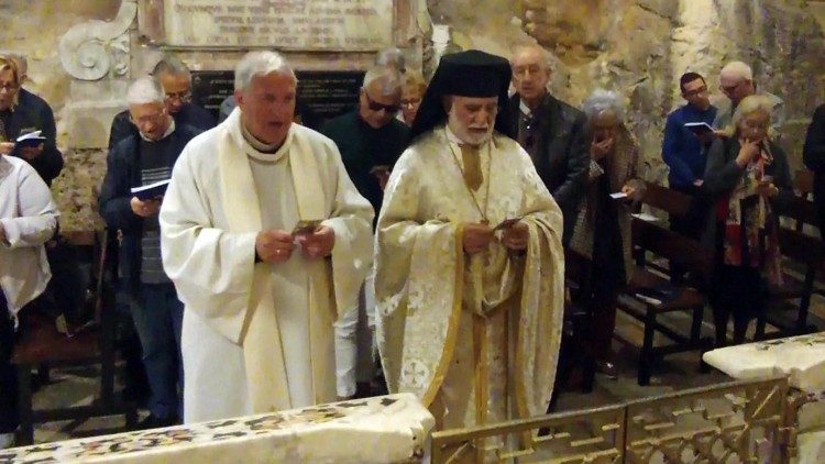 Un momento della Divina Liturgia di San Giovanni Crisostomo 