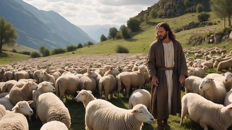 Jésus, le Bon Pasteur.