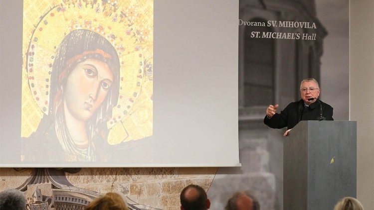Predstavljanje knjige "Mamma Schiavona iliti Majka Božja Hrvatska" u Šibeniku (Foto: TU ŠB)