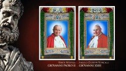 Šventieji Jonas Paulius II ir Jonas XXIII 