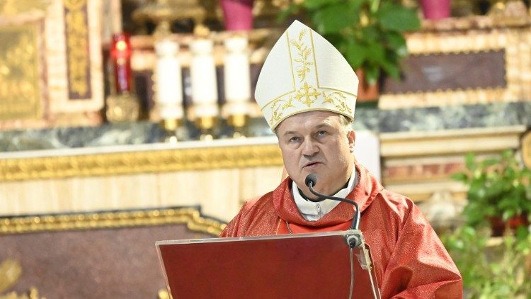 2024.12.05 bp Krzysztof Nykiel, Msza św. dziękczynna za zaliczenie bł. Gwidona w poczet błogosławionych i zezwolenie na jego kult