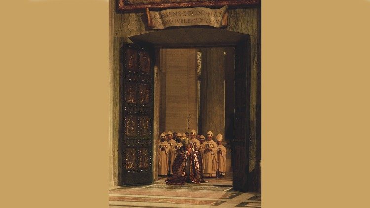 Św. Jan Paweł II inaugurujący Rok Święty Jubileuszowy 2000