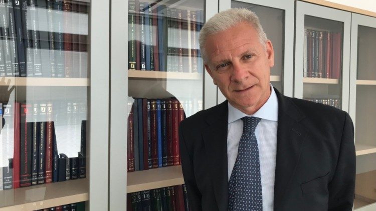 Venerando Marano, nouveau président du tribunal du Vatican. 