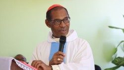 Cardeal Dom Arlindo Furtado, Bispo da Diocese de Santiago de Cabo Verde, durante a celebração na Fazenda da Esperança