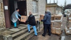Cavaleiros de Colombro enviam ajuda a hospital na região de Kherson