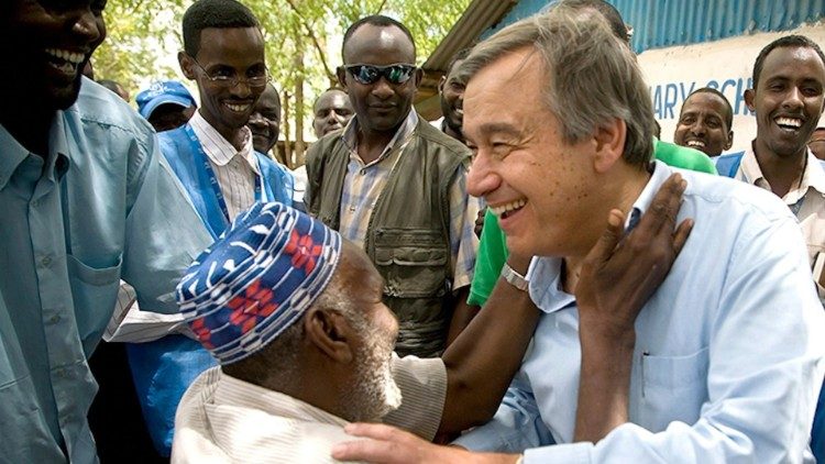 Antonio Guterres, segretario generale delle Nazioni Unite  dal 2017, premiato nel 2021