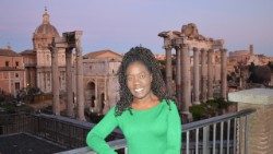Irmã Rosa Martins, visitando a Roma cristã