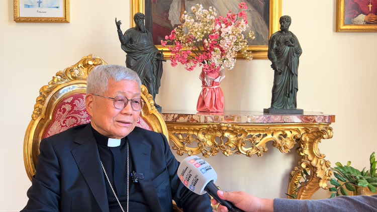 You Heung sik bíboros, a Papi Dikasztérium prefektusa nyilatkozik a vatikáni médiának