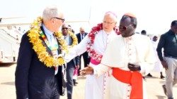 Le cardinal Michael Czerny au Soudan du Sud.