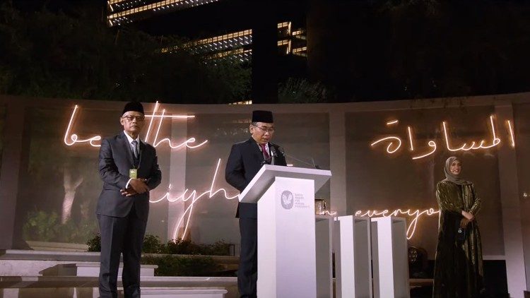 Il saluto delle due organizzazioni indonesiane premiate